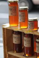 bottled honey
