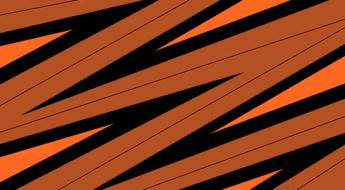 orange zigzag background