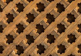 geometric Pattern wooden Background