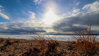 cloudy weather in the sunshine