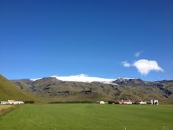 Volcano Iceland Snow