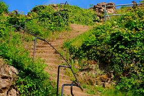 hiking, climbing stairs