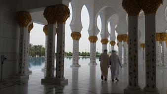 White Mosque Abu Dhabi Emirates