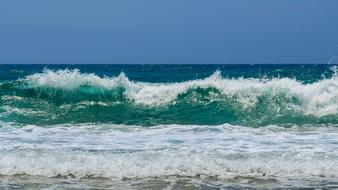 Wave Smashing Beach