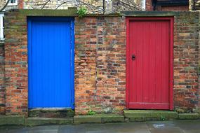 Doors Red Blue