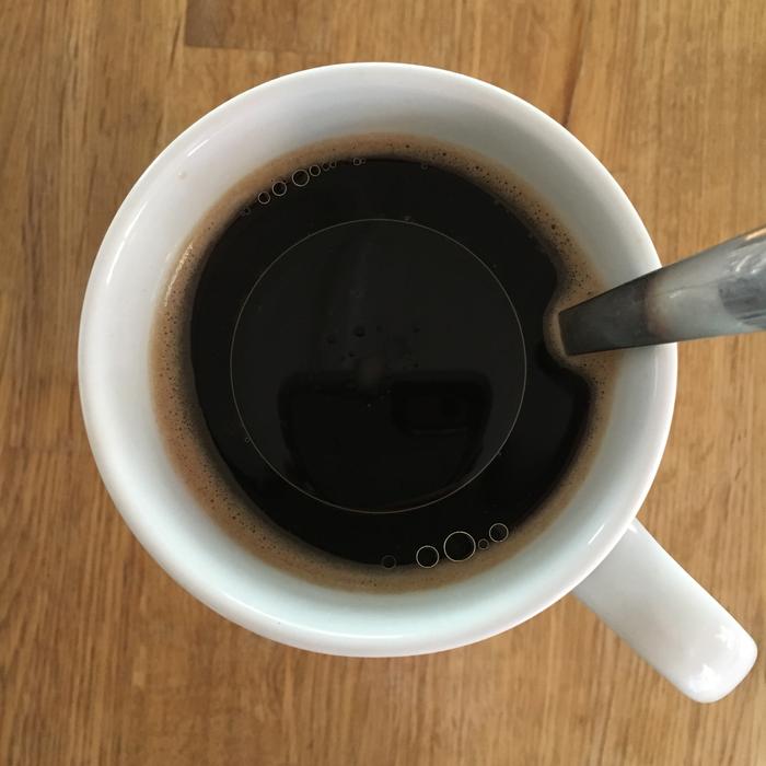 hot coffee is bitter