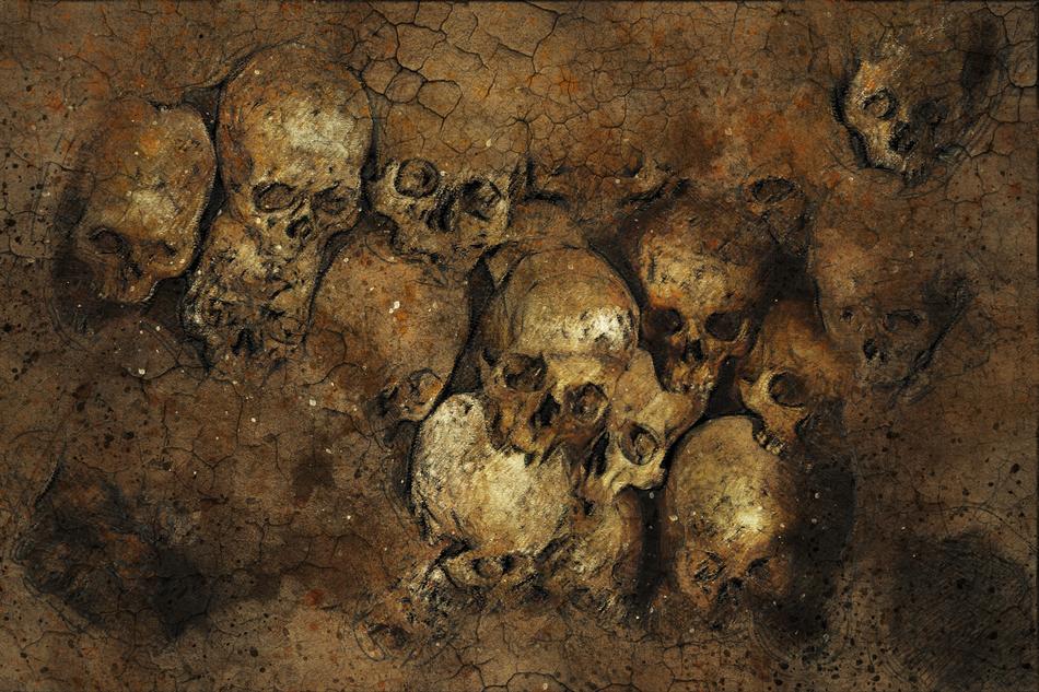 skull background texture vintage