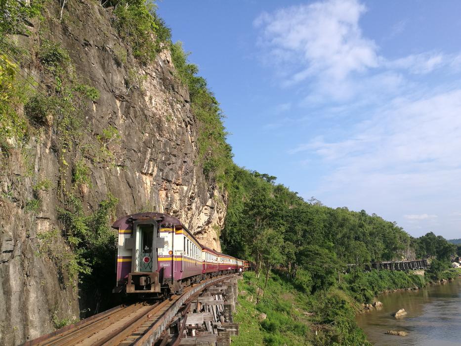 Train Railway Mountain