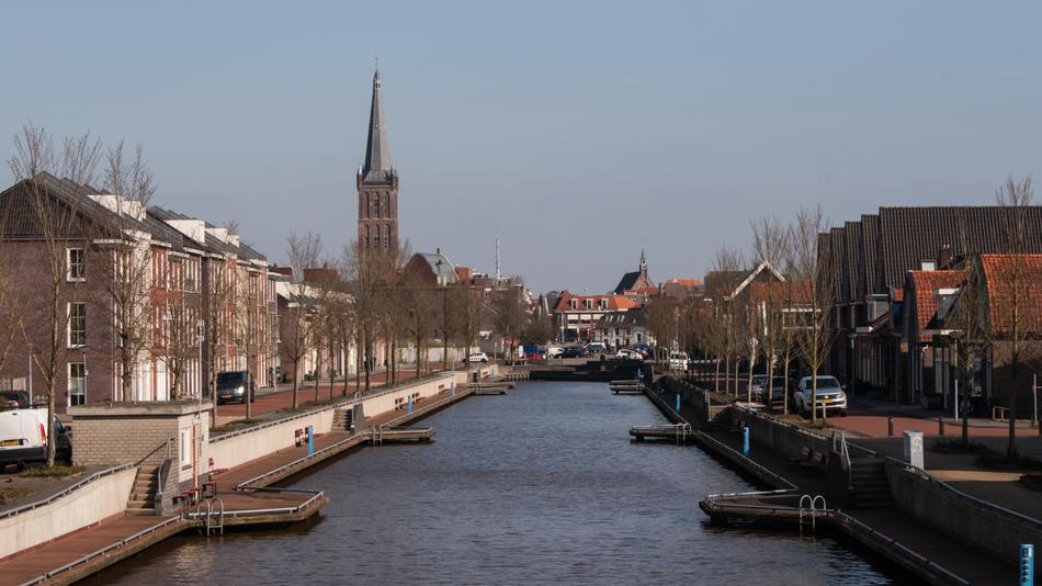 Steenwijk Port Water in city