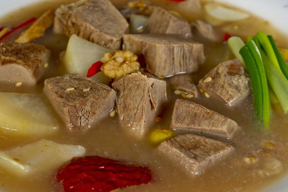 meat dish with broth
