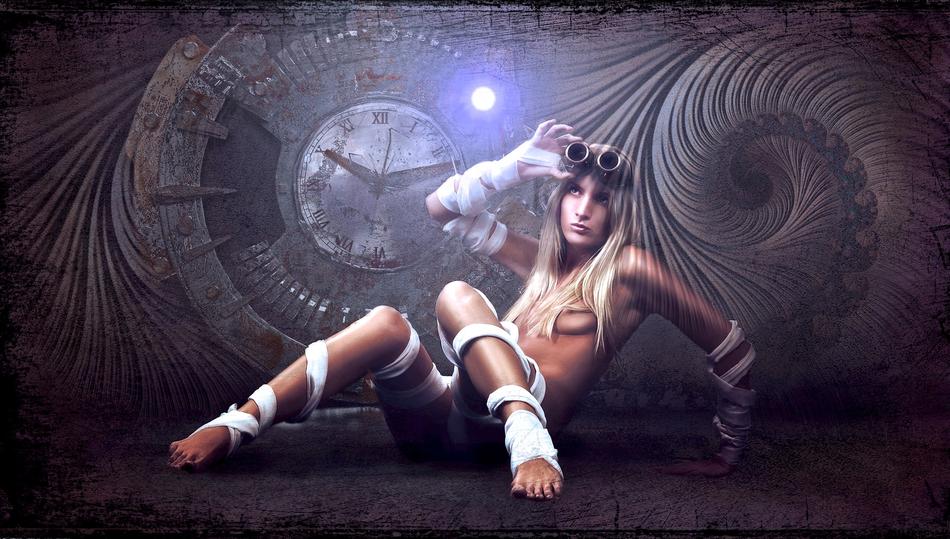 Woman Light Steampunk