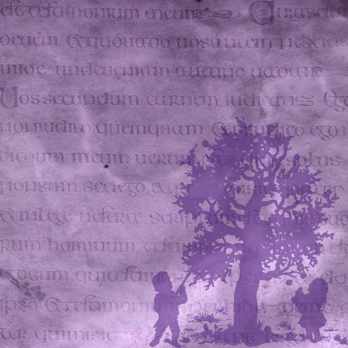 drawing, letter on a purple background