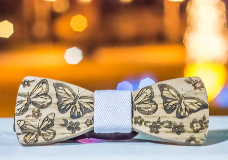 Bowtie Wooden Fashion Men