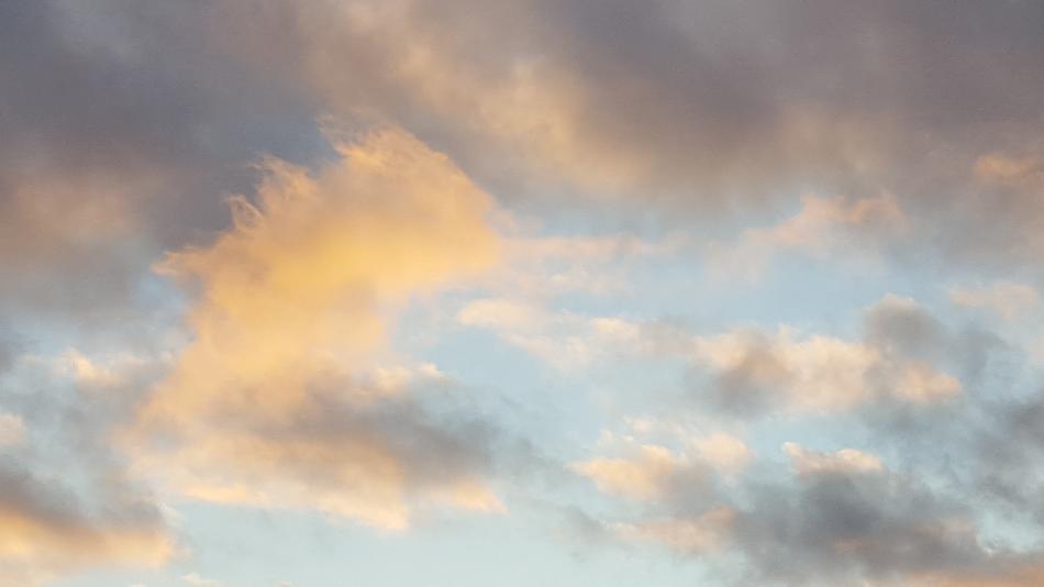 Sunset Sky Clouds in evening
