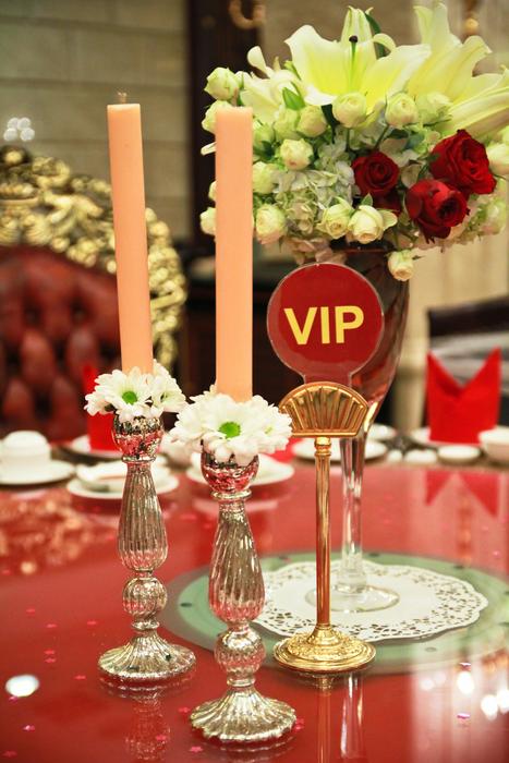 Vip area at the table