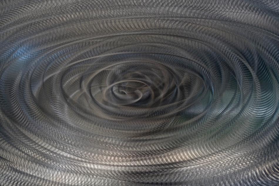Shiny, metal texture with spirals, clipart