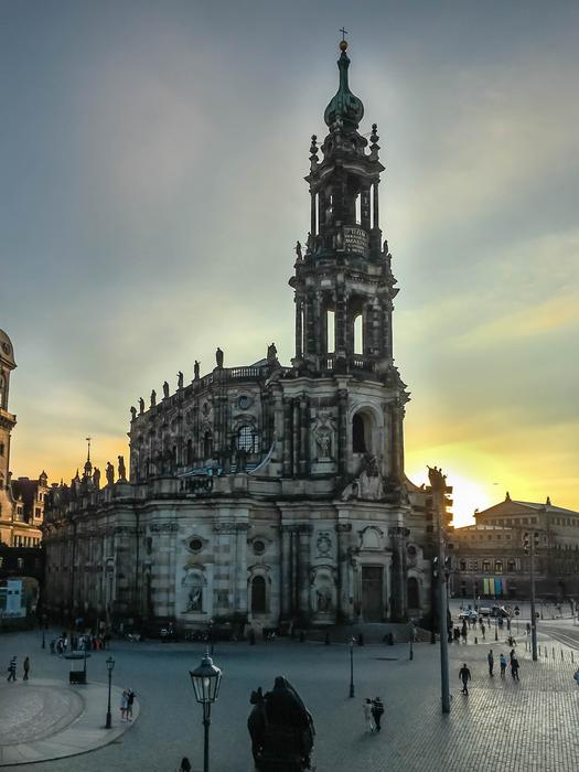 Dresden Hofkirche Saxony Historic