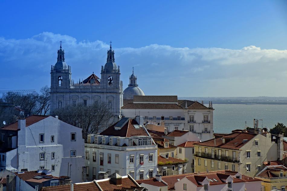 Lisbon Portugal Castle Of Sao