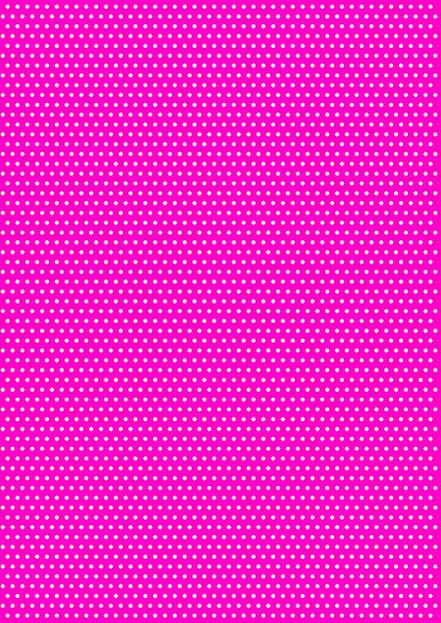 Pink texture with white polka dots, clipart