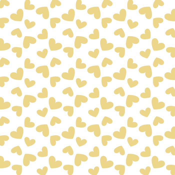 white and golden hearts background paper