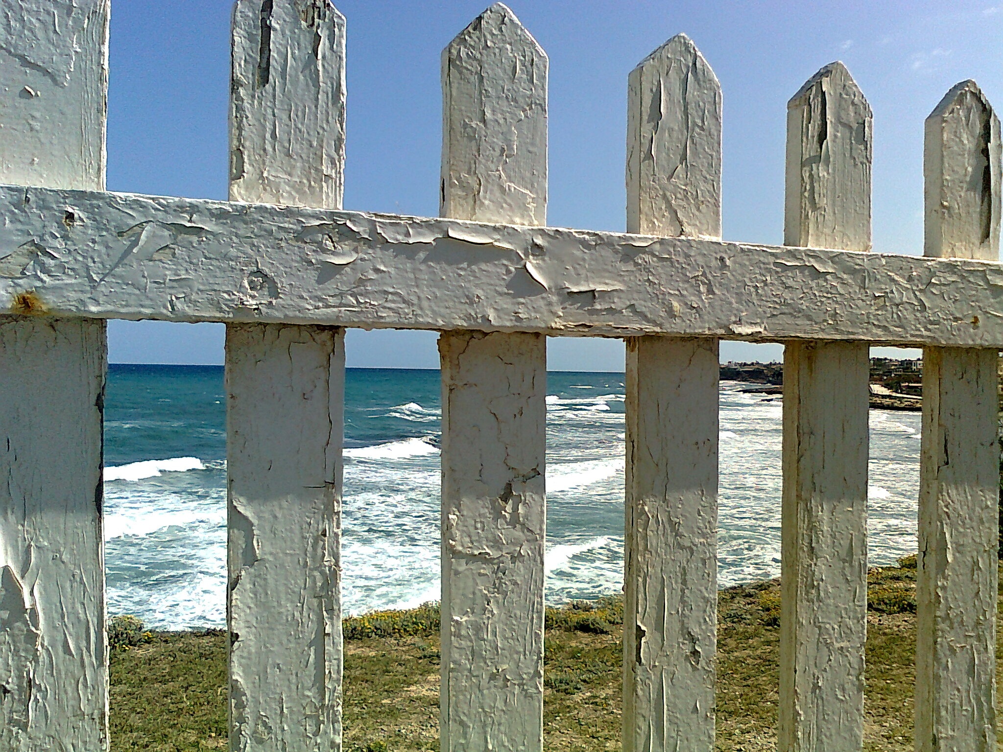 Fence Sea Beach Free Image Download   6533412 