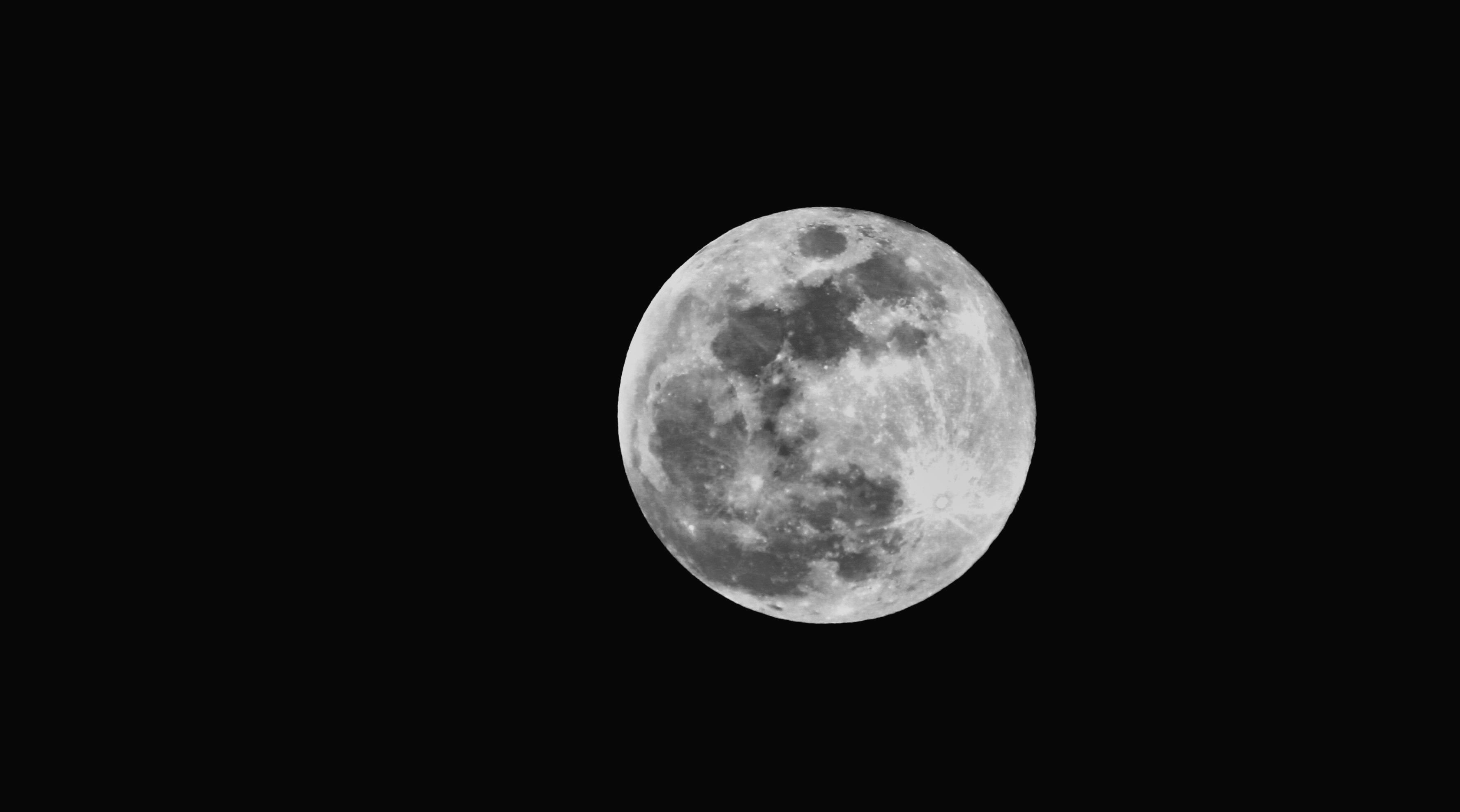 Moon Landscape Black And White free image download