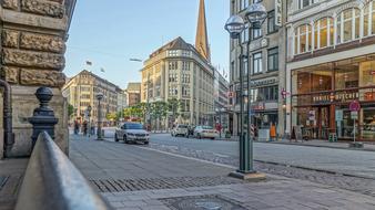 Hamburg City Stadtmitte Pedestrian