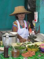 old woman in the market