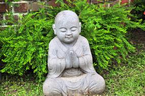 grey beautiful buddha