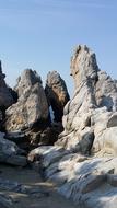 Rock Sea shore view
