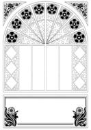 decorative frame ornament background