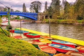 landscape of Stourport On Severn Riverside