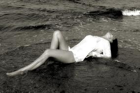 Woman Sexy Water Baltic
