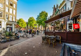 Amsterdam Netherlands city street