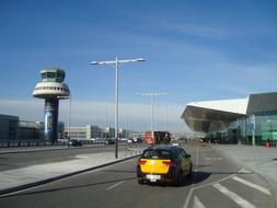 Barcelona Spain Airport road