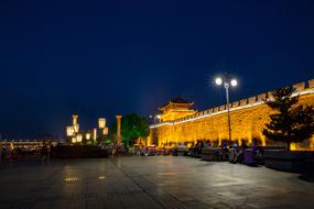 Night View of historic Building