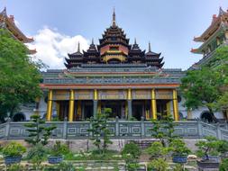 buddhism yellow temple