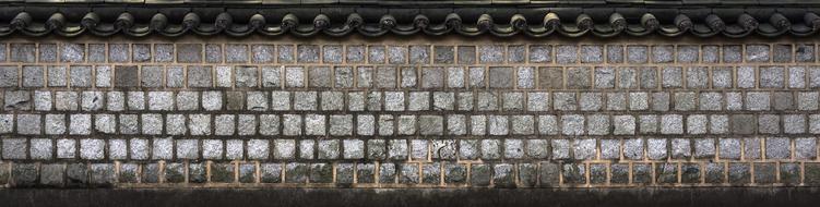 Roof Tile Stone Wall