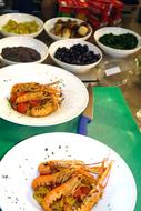 fried seafood in sauce