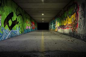 The Tunnel Underpass Graffiti Was