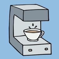 coffee machine drawing