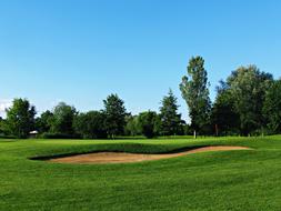 golf course background