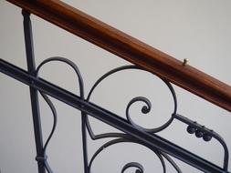 forged parts and wood railings