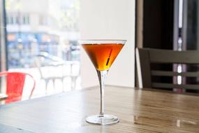 cold cocktail in a glass