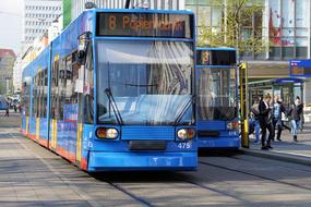 Kassel City Friedrichsplatz urban vehicles