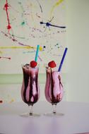 milk berry smoothie