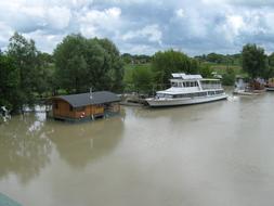 landscape of Danube In Slovakia