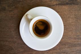 morning coffee on the table