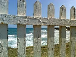 Fence Sea Beach