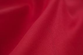 Close-up of the red fabric with folds, clipart